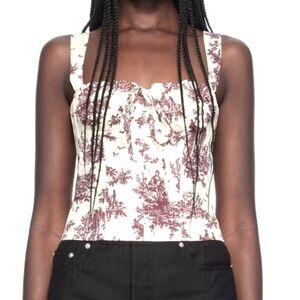 Thirty Thirty L.A Western Corset Style Top